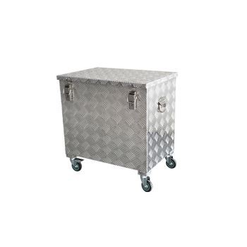 Kotak Penyimpanan Aluminium dengan Roda