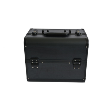 Sarung solek aluminium hitam dengan empat dulang